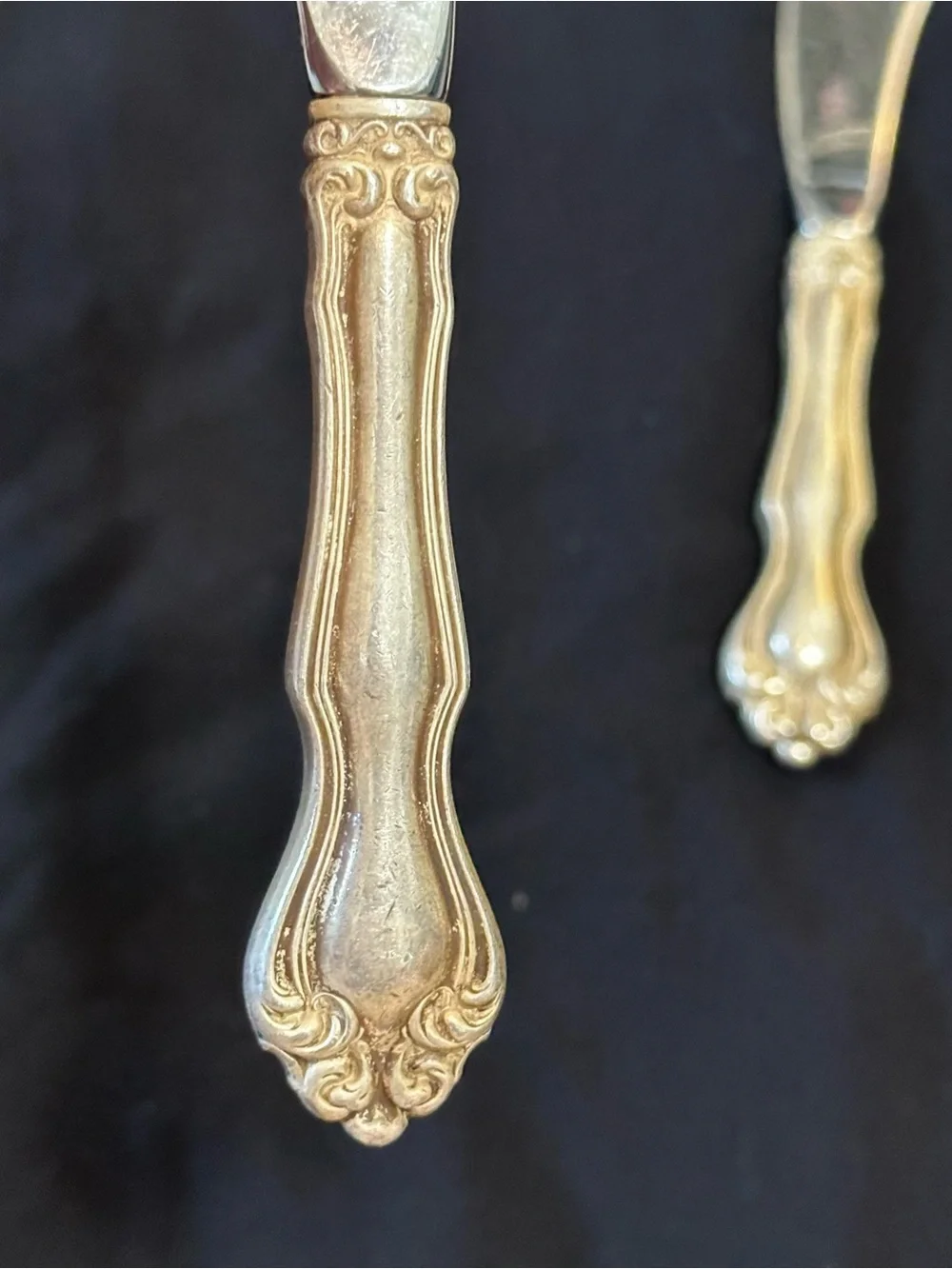 George & Martha Westmorland Sterling Silver Handled Butter Spreader Vintage